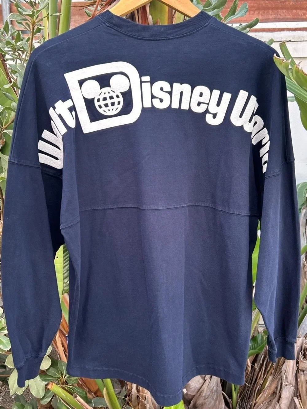 Disney World Est 1971 Spirit Jersey Long Sleeve Shirt Navy XS Oversized